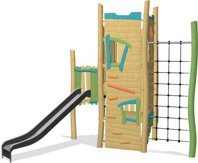 TOWER HOUSE WITH SLIDE