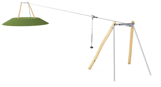 ROBINIA CABLEWAY FOR SLOPING GROUND