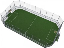 MUGA, 12x24 meter, High 5m, Steel