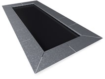 TRAMPOLINE RECTANGULAR 100X300 CM - INCLUSIVE