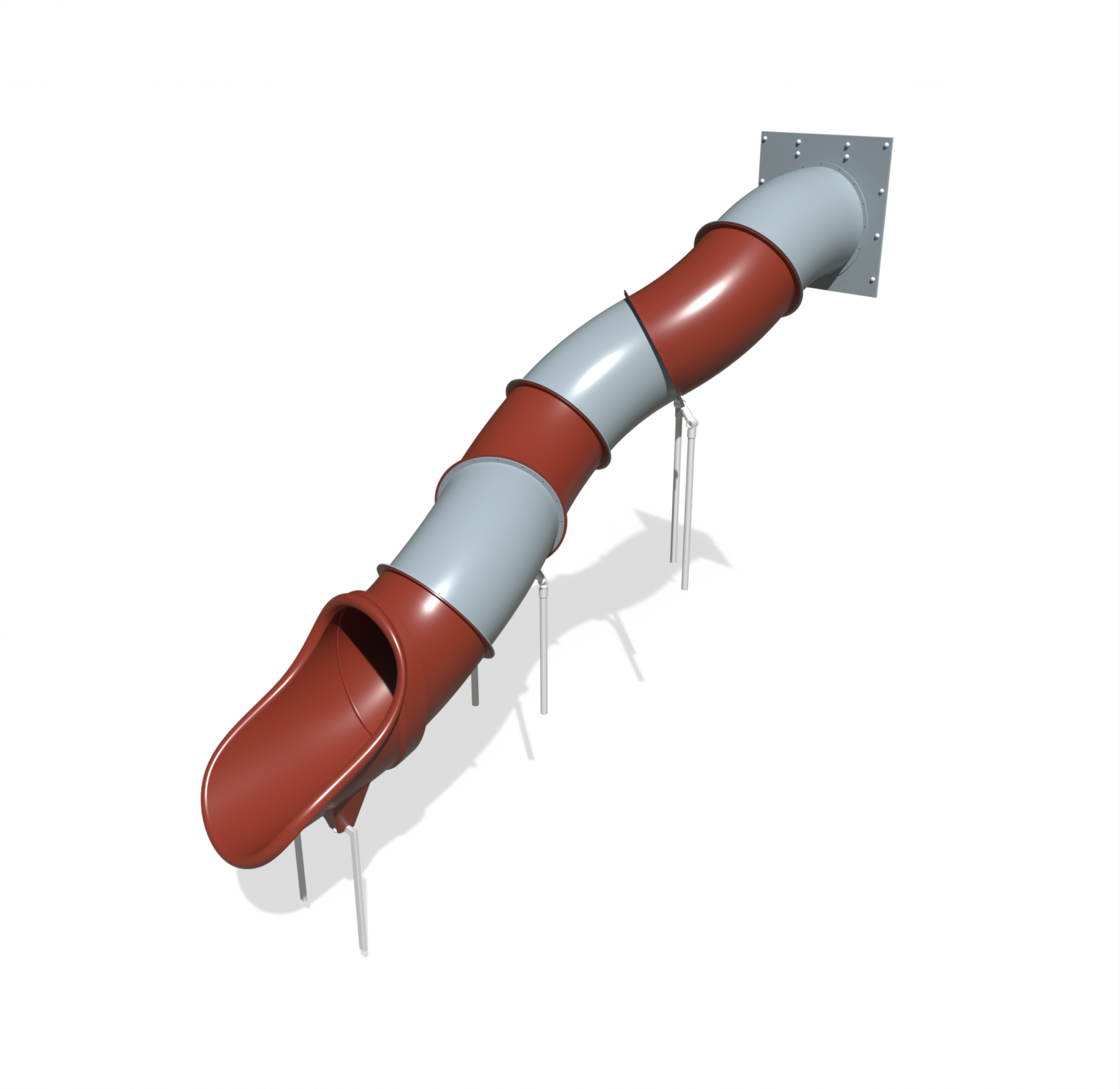 Wiggly Tube Slide H2550mm
