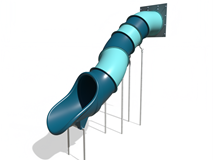 Wiggly Tube Slide H2210mm