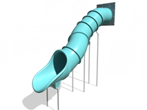 Wiggly Tube Slide H2210mm
