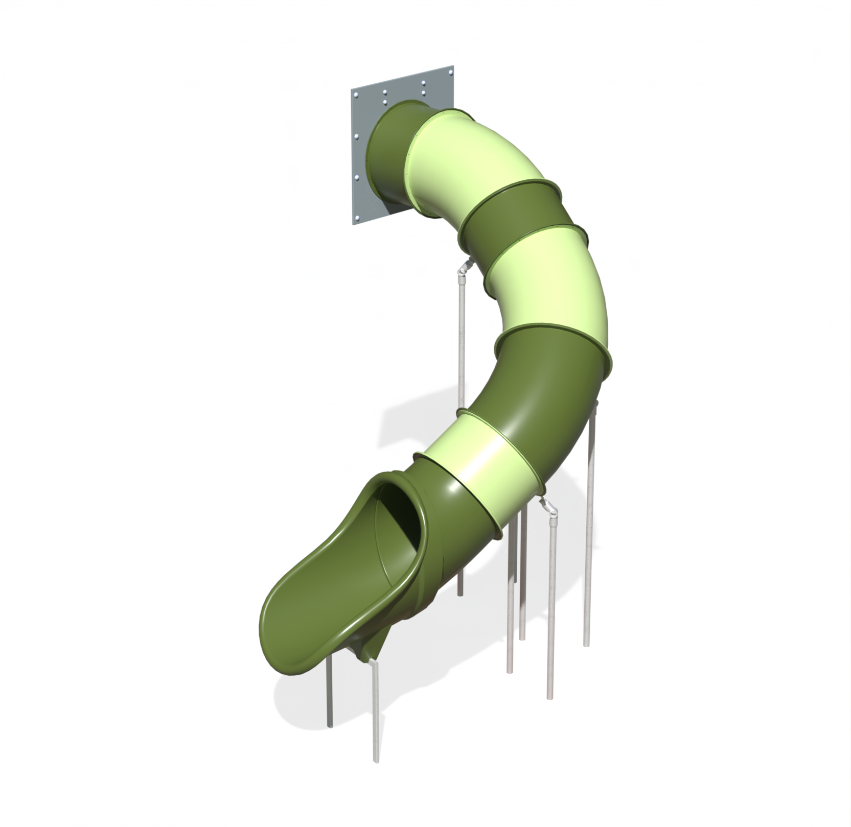 Curved Tube Slide H2400