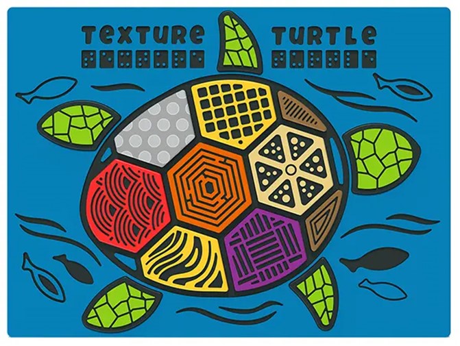 Sensory Texture Turtle Play Panel