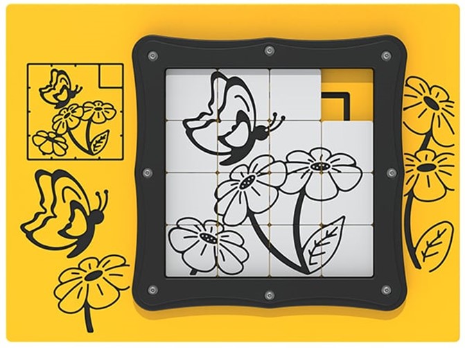 Tile Slide Butterfly Panel