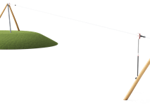 ROBINIA SINGLE CABLEWAY, SLOPING GROUND