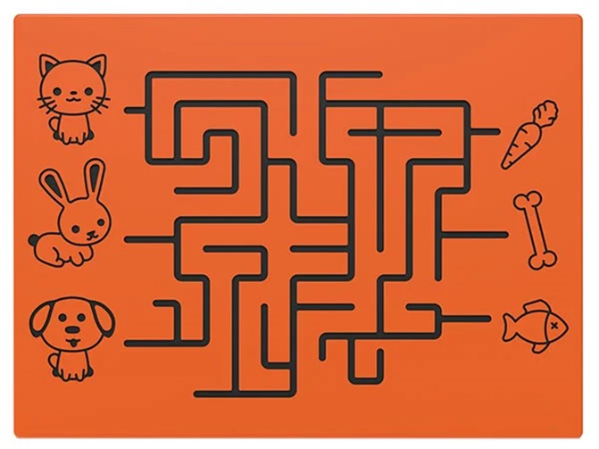 Pet Food Maze Play Panel