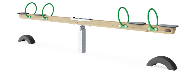 Grasshopper Seesaw, 4 Seats