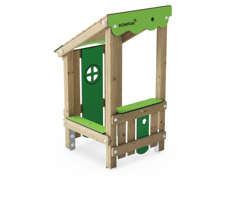 Playhouse with Angled Roof