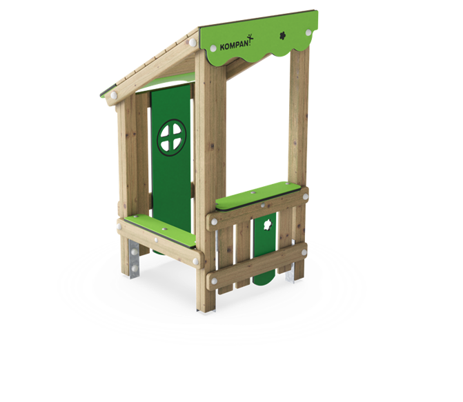 Playhouse with Angled Roof