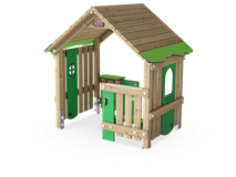 Playhouse with Saddle Roof