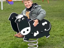 Sit-In Moo Cow Spring Rocker