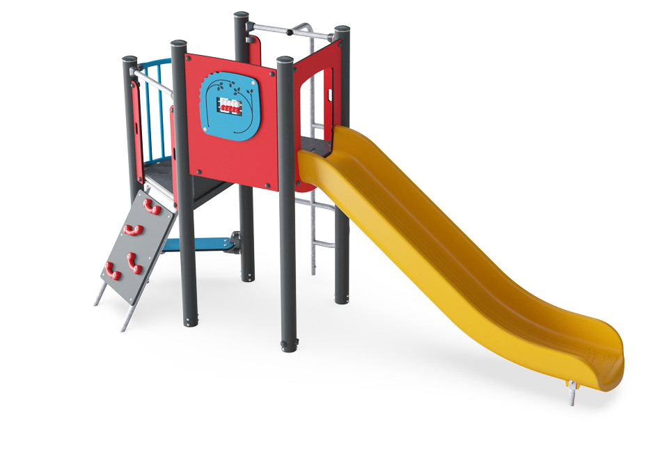 Play Tower with Climbing Pole