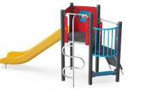 Play Tower with Climbing Pole
