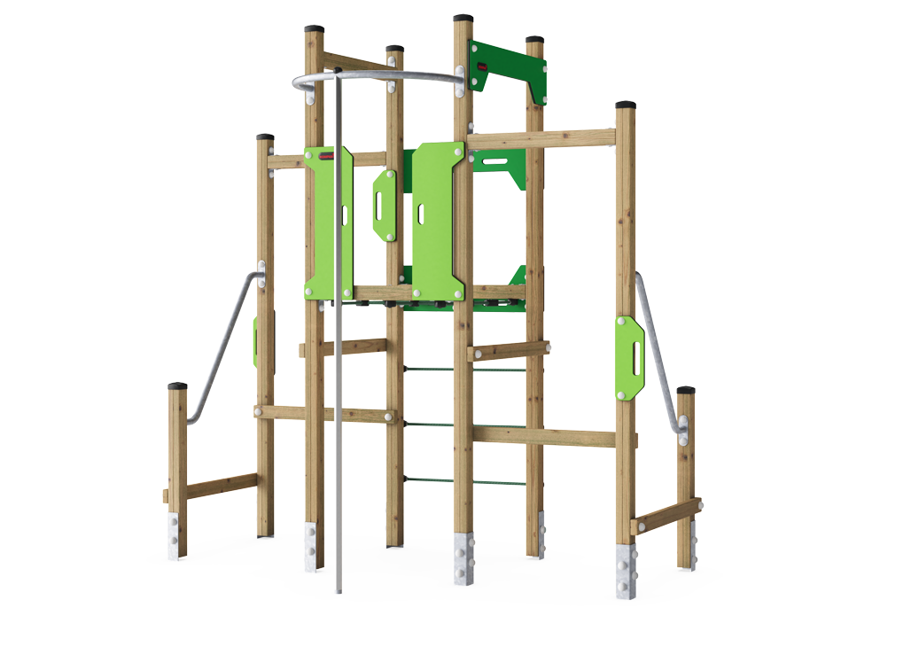 Wooden Rope Climber S