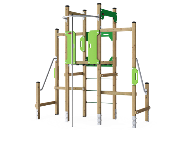 Wooden Rope Climber S
