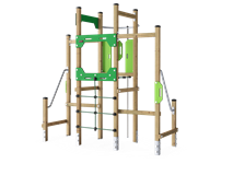 Wooden Rope Climber S