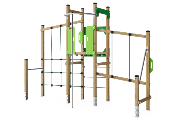 Wooden Rope Climber M