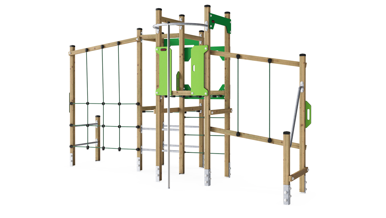 Wooden Rope Climber L