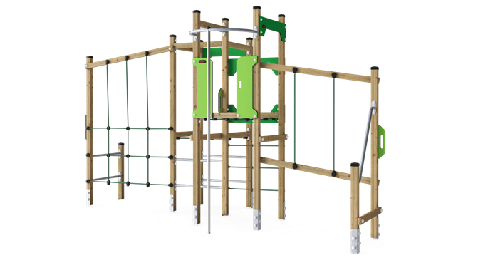 Wooden Rope Climber L