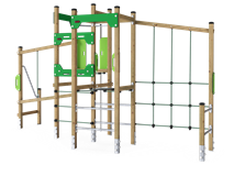 Wooden Rope Climber L
