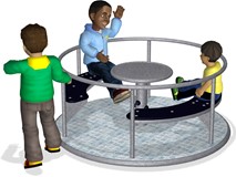 CAROUSEL WITH BENCH