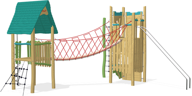 DOUBLE TOWER WITH VALLEY BRIDGE