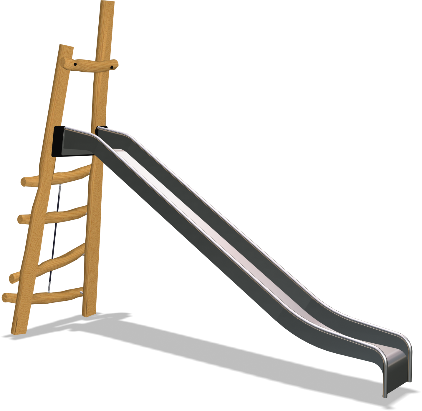 ROBINIA AND STAINLESS SLIDE 1.8M