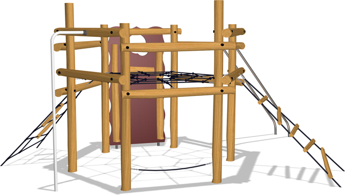 SIX-SIDED CLIMBING STRUCTURE