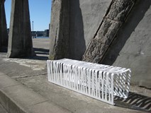 Zebra bench